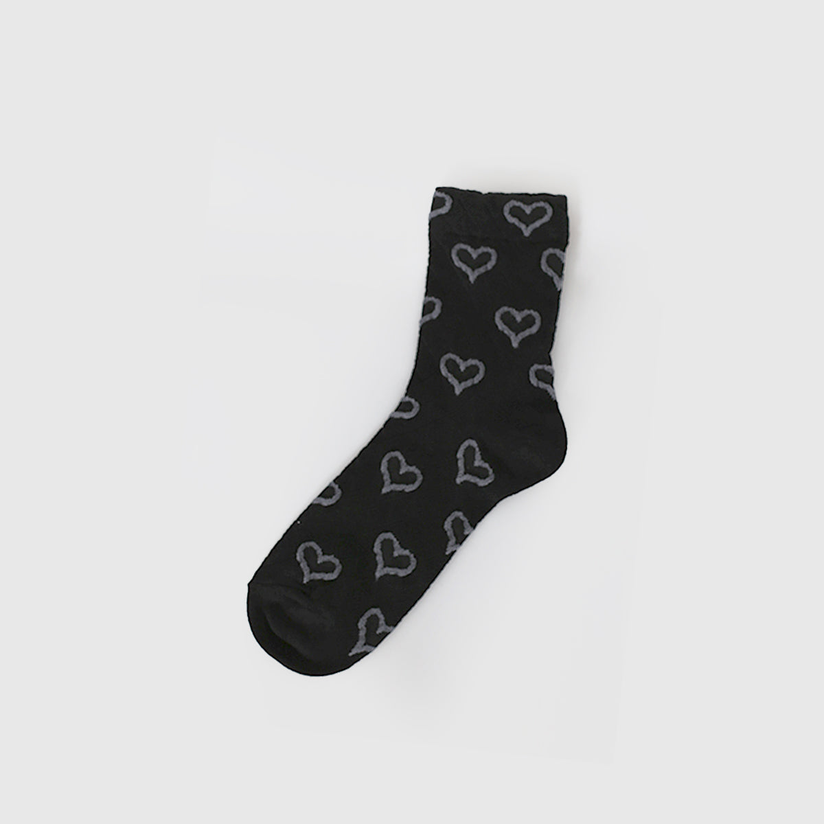 Heart Pettern Black