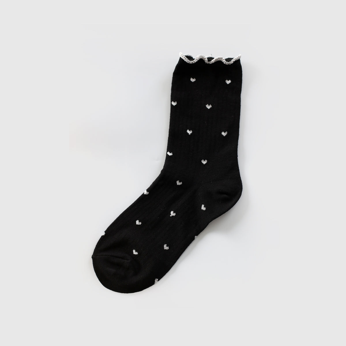 Heart Paillettes noire